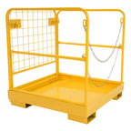 KUAFU Heavy Duty Steel Forklift Safety Cage - 36x36 Foldable Work Platform, 1200 LBS Load Capacity