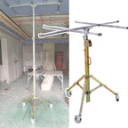 Drywall Lift Panel Rolling Hoist Jack Lifter,One-Person Operation Panel Hoist Jack Too,Drywall Lifter for DIY and Home Renovation (H3.0m/9.8ft)