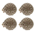 Mytee Products (4 Pack) 3/8" X 25' G70 Chain with Grab Hooks, WLL 6,600 lbs