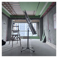JYHHCYS 10/12/13ft Drywall Panel Lift for Walls and Ceilings, Heavy Duty Foldable Sheetrock Hoist with Adjustable Extension Arm and Casters, for Improvement(Height up to 3.2m/10.5ft)