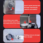 Three in One Drywall Lift Sheetrock Lift with Electric Hammer Bracket, Rolling Caster Wheels Lockable Construction Tools Mobile Installation Brackets(3M)