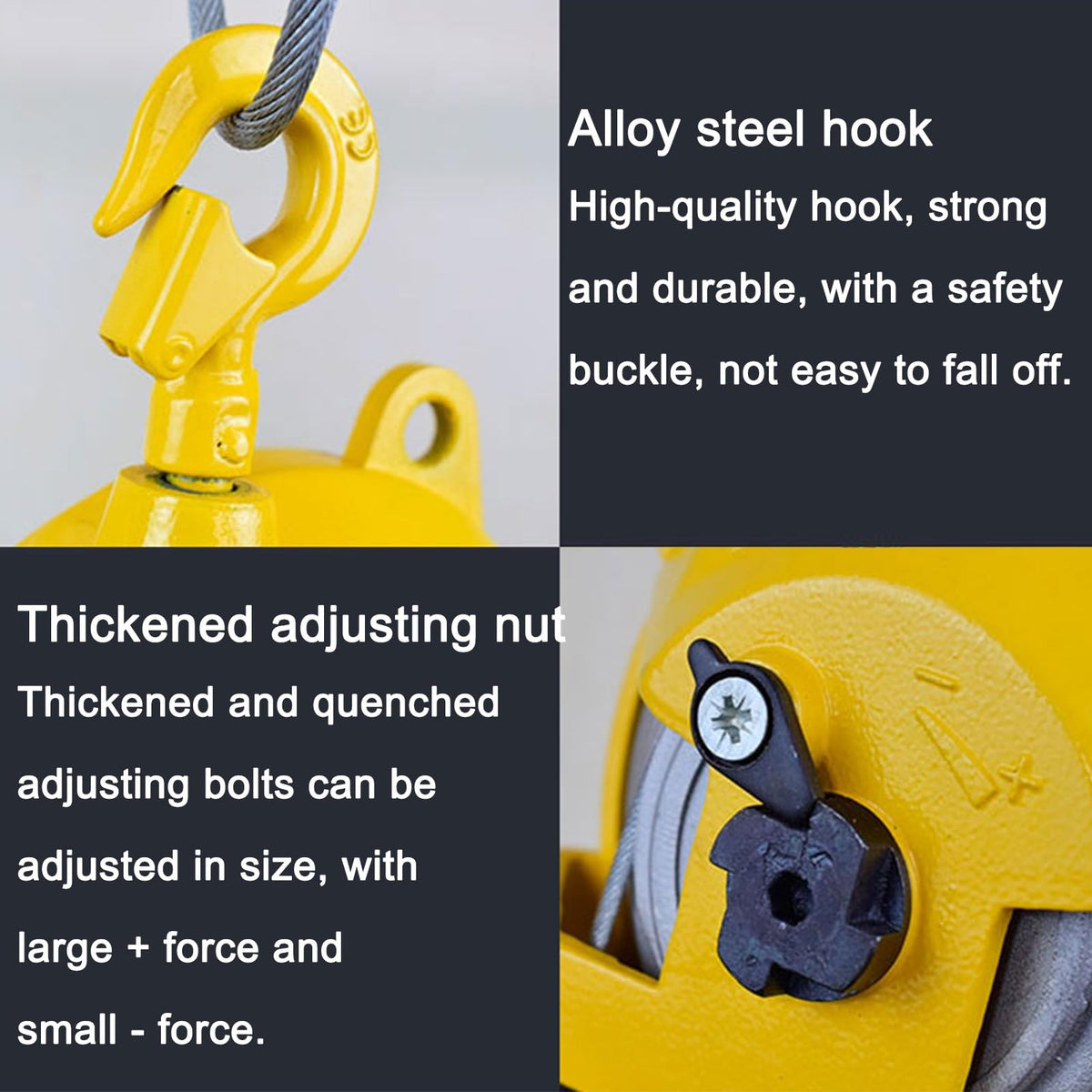 Heavy-Duty Retractable Spring Balancer Tool (15-22kg) with Hook & Wire Rope - Ideal for Workshops, Assembly Lines, Automotive Equipment - Durable, Efficient Tool for Professionals