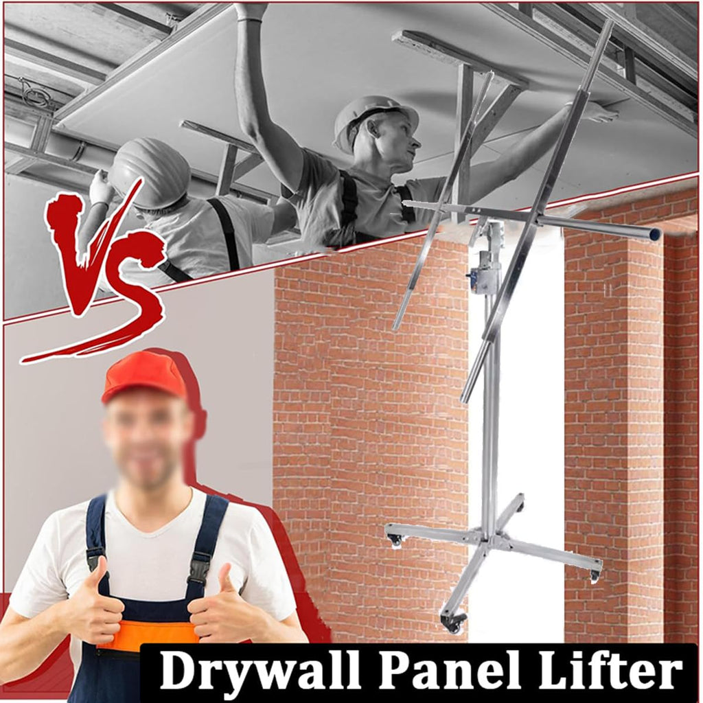 Foldable Drywall Lift - Heavy-Duty Panel Hoist for Easy Installation in Home Improvement Projects