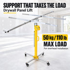 Drywall Lift, 110LBS(50kg) Sheetrock Hoist for Ceiling 5m