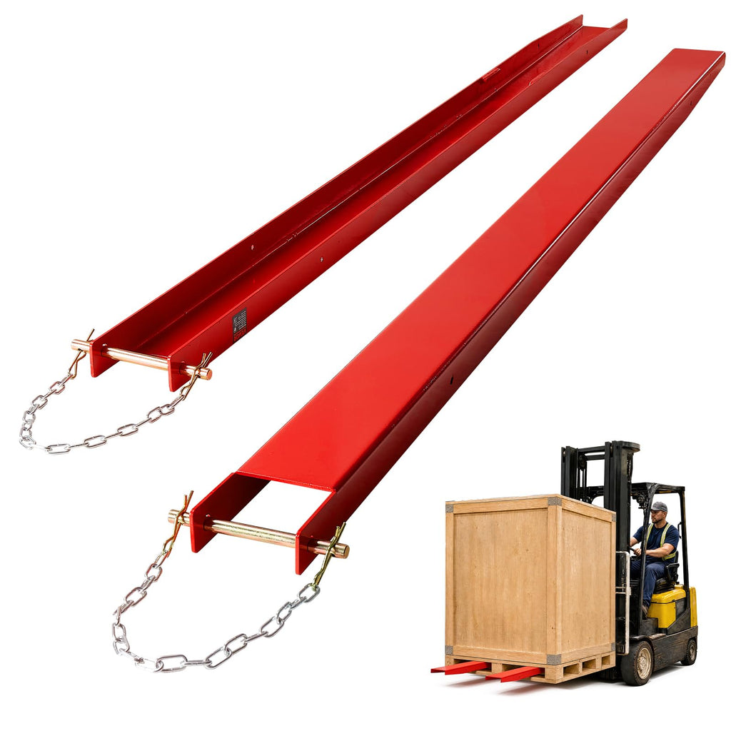 VEVOR Forklift Extensions 84 x 5.5 in, 5500 lbs Load Capacity & Bottom Lock