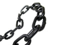 Black Powder Coated Chain 5/16" x 50 FT Bulk Cut | Swing Set Safety Barrier Gate | Industrial Grade Proof Coil G30 | Max Capacity 6,800 lbs (G3312PCBX50FT)