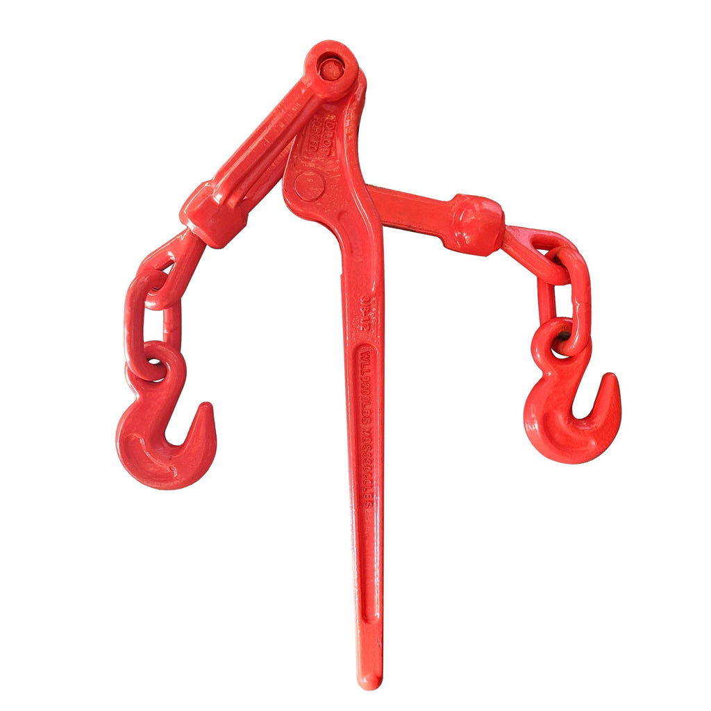 5/16" X 20 ft G70 Transport Chains with Grab Hooks - 6 Pack