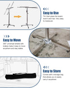 Home Improvement Drywall Lifter Hoist, Drywall Lift Jack Tool for Ceiling Residential, Commercial Sheetrock Construction Tool, Lockable Plasterboard Hoist(Max Height 3.2m/10.5ft)