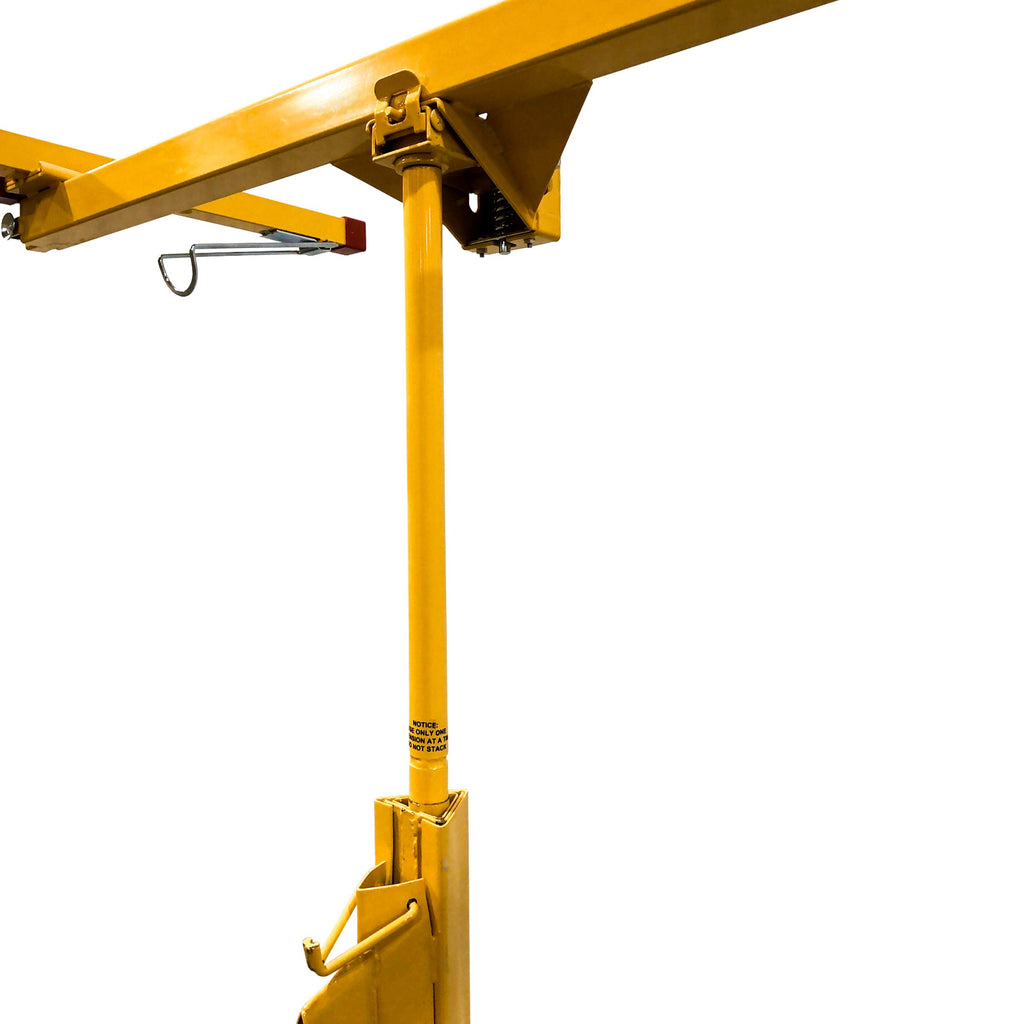 Drywall Lift Model 125, Yellow & 154-00 18" Drywall Lift Height Extension, Yellow