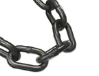 Black Powder Coated Chain 5/16" x 50 FT Bulk Cut | Swing Set Safety Barrier Gate | Industrial Grade Proof Coil G30 | Max Capacity 6,800 lbs (G3312PCBX50FT)