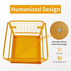 Forklift Safety Cage, 36"x36" inch Lift Basket, Heavy Duty Forklift Man Basket 1200LBS Capacity with 4 Wheels, Safety Set, Forklift Work Platform for Most Aerial Jobs