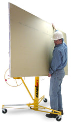 Drywall Lift Model 125, Yellow & 154-00 18" Drywall Lift Height Extension, Yellow