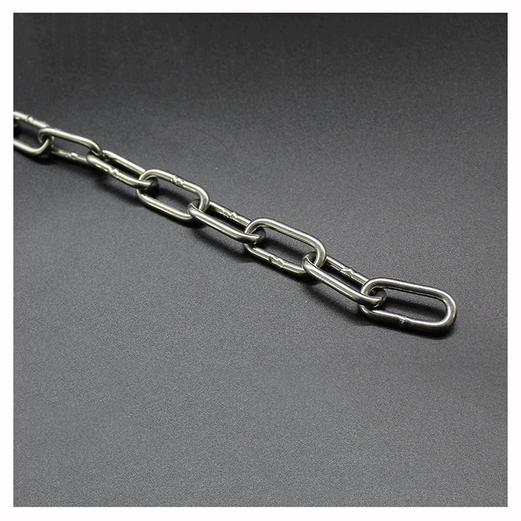Safety Chain,garden Coil Chain Clothes Chain Dog Chain (shepherd Dog) Stainless Steel Chain Anti-theft Chain Pet Chain Stainless Steel Coil Chain Chain Dog Collar Load Bearing: 176 Lbs(80kg)