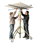 Plasterboard Lifter Hoist 80kg Capacity 4m, Lockable Wheel Drywall Lift 4m