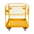 Forklift Safety Cage 36"x36" Inch Heavy Duty Forklift Man Basket 1150lbs Capacity Forklift Work Platform Provide Safety for Most Aerial Jobs,36"