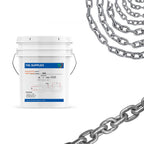 1/4 Chain G43 High Quality Alloy Steel with 2600 lb. Working Capacity and 5200 lb. Breaking Strength. (50 Feet, 1/4" G43 (1.05 Inch x 0.52 Inch))