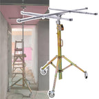 Sheetrock Lift Drywall Lift 3m 3.5m 4m Tall - Drywall Panel Hoist Tiltable Rotation Panel - Panel Hoist Jack Lifter w/Adjustable Telescopic Arm for Residential And Commercial Use(Max H 4m/13.1ft+Locka