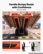 VEVOR Forklift Extensions 96 x 5.5 in, Upgrade Retaining Loop & Bottom Lock
