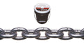 Campbell 0140633 System 3 Grade 30 Low Carbon Steel Proof Coil Chain in Round Pail, Galvanized, 3/8" Trade, 0.37" Diameter, 63' Length, 2650 lbs Load Capacity