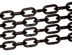 3/16" X 100' Black Powder Coated Safety Chain | Grade 30 Proof Coil | UV Protection | Max Capacity 3,200 lbs.