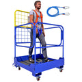 36.2"x36.2" Forklift Safety Cage, Foldable Work Platform 1152LB