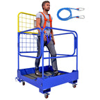 36.2"x36.2" Forklift Safety Cage, Foldable Work Platform 1152LB