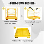 ECOTRIC 36x36 Forklift Cage 1200 LBS Capacity Work Platform Safety Cage