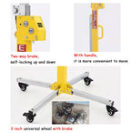 Drywall Lift Heavy Duty Drywall Lifter Panel Hoist, Saving Labor Plasterboard Lifter Ceiling, Sheetrock Lifting Tool with Lockable Wheels, for Garage, Home(3.0 m(10ft))