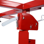 Drywall Lift Panel 16' Hoist, 150lbs Heavy Duty Sheetrock Lift, Rolling Drywall Jack with Casters, Tool-Free Assembly, Red, 4ft x 16ft Max Sheet Size