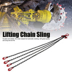 Dioche Chains Chain Leg 6mm Lifting Chain 2 Meter Ton Duty Steel - Versatile for Mines, Ports, and Buildings