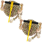 Grade 80 Chain and Binder Set w/ G80 Chain Hooks - 9,200 lbs WLL
