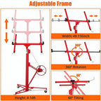 16FT Drywall Lift Panel Hoist, 150 lb Capacity