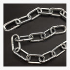 Stainless Steel Coiled Chain,Garden Safety Chain Lock Door Lock Car Lock Workshop Chain Decorative Chain Safety Guardrail Chain Restrain The Dog Chain Dog Chain (35kg)