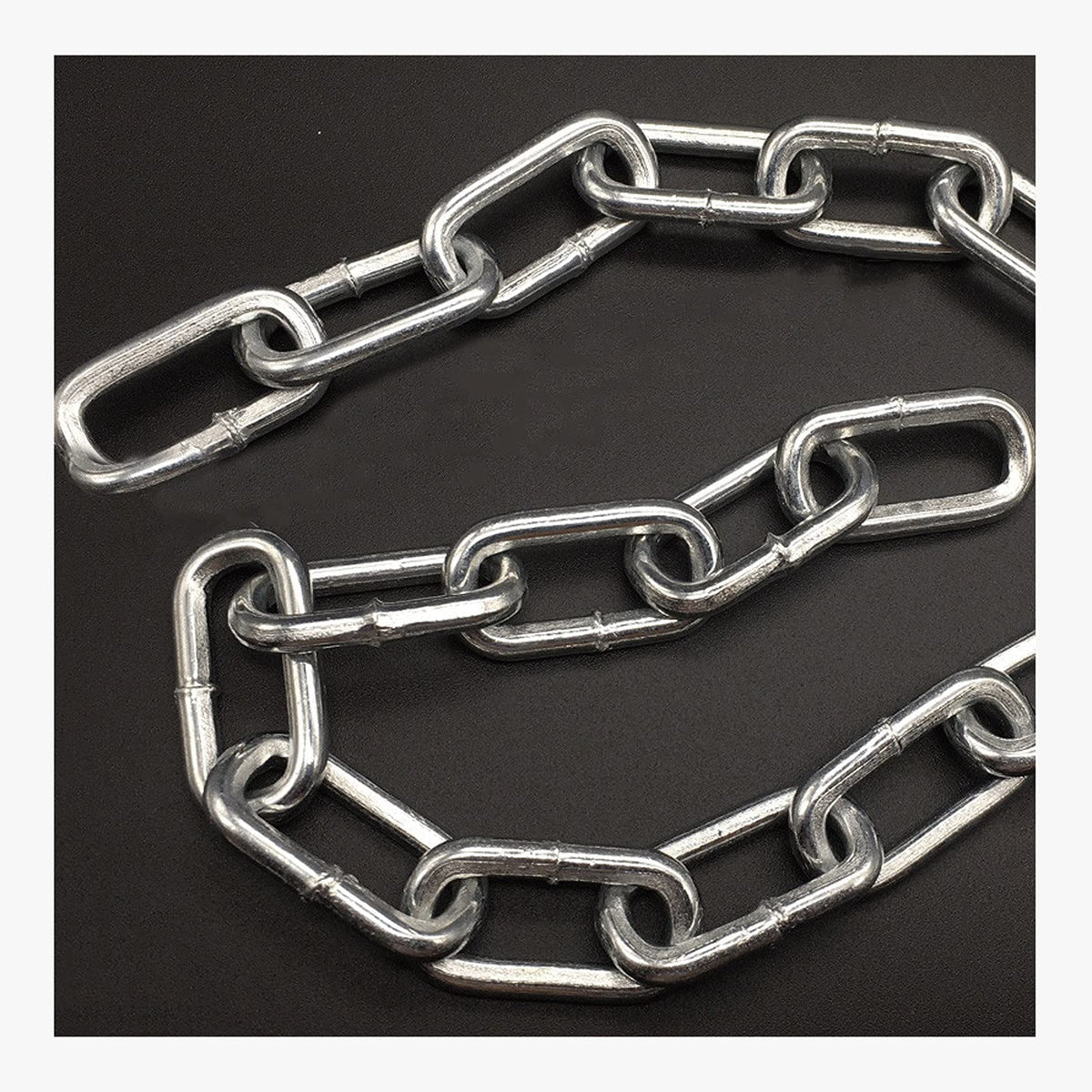 Stainless Steel Coiled Chain,Garden Safety Chain Lock Door Lock Car Lock Workshop Chain Decorative Chain Safety Guardrail Chain Restrain The Dog Chain Dog Chain (35kg)