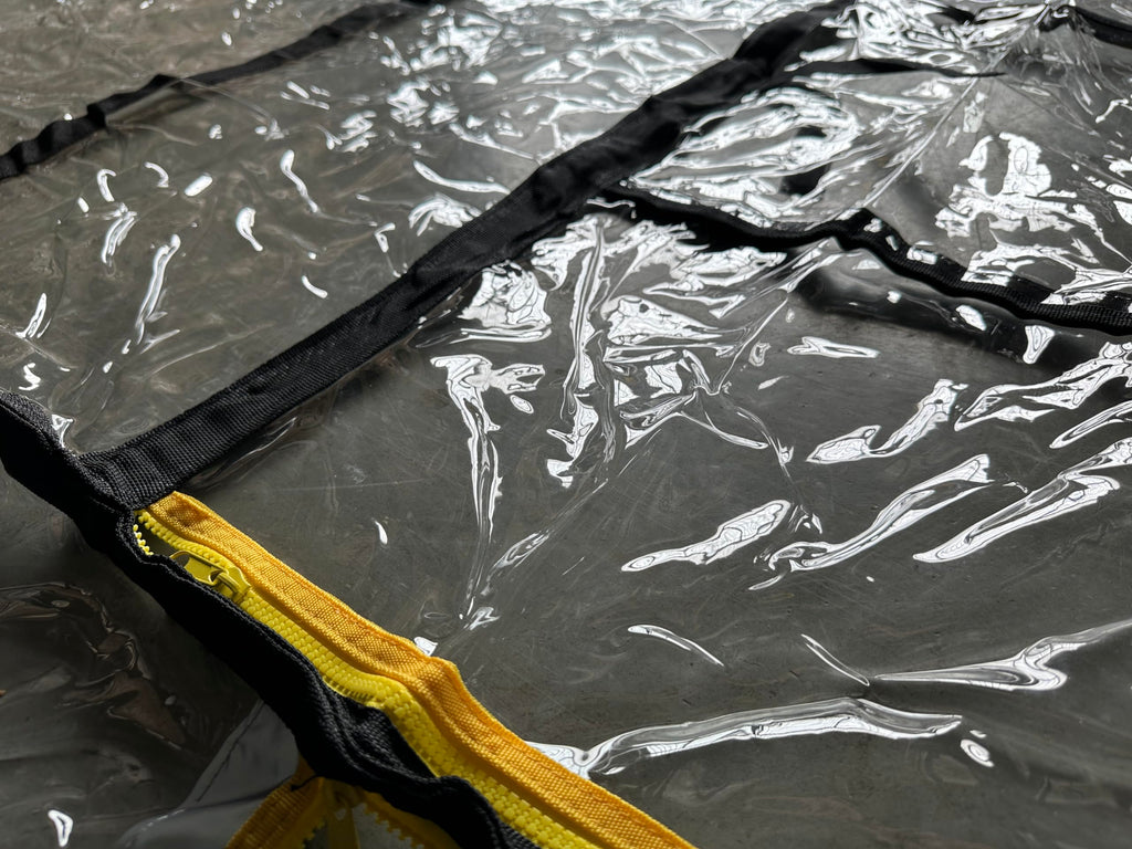 Universal Fit Heavy Duty Forklift Cab Enclosure Cover, Waterproof Windshield Rain Canopy Cover, Capacity Up to 13000+ lbs, Ship from USA