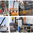 Customizable G80 Mn-Steel Lifting Chains, 3 Ton Capacity, Heavy Duty Durable Chains for Warehouse, Factory & Engine Lifting - Standard Marking, Perfect for Heavy Equipment