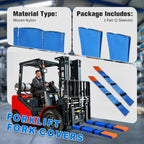 Forklift Fork Covers Thickened Nylon for 48"-60" L x 3"-7" W Forks