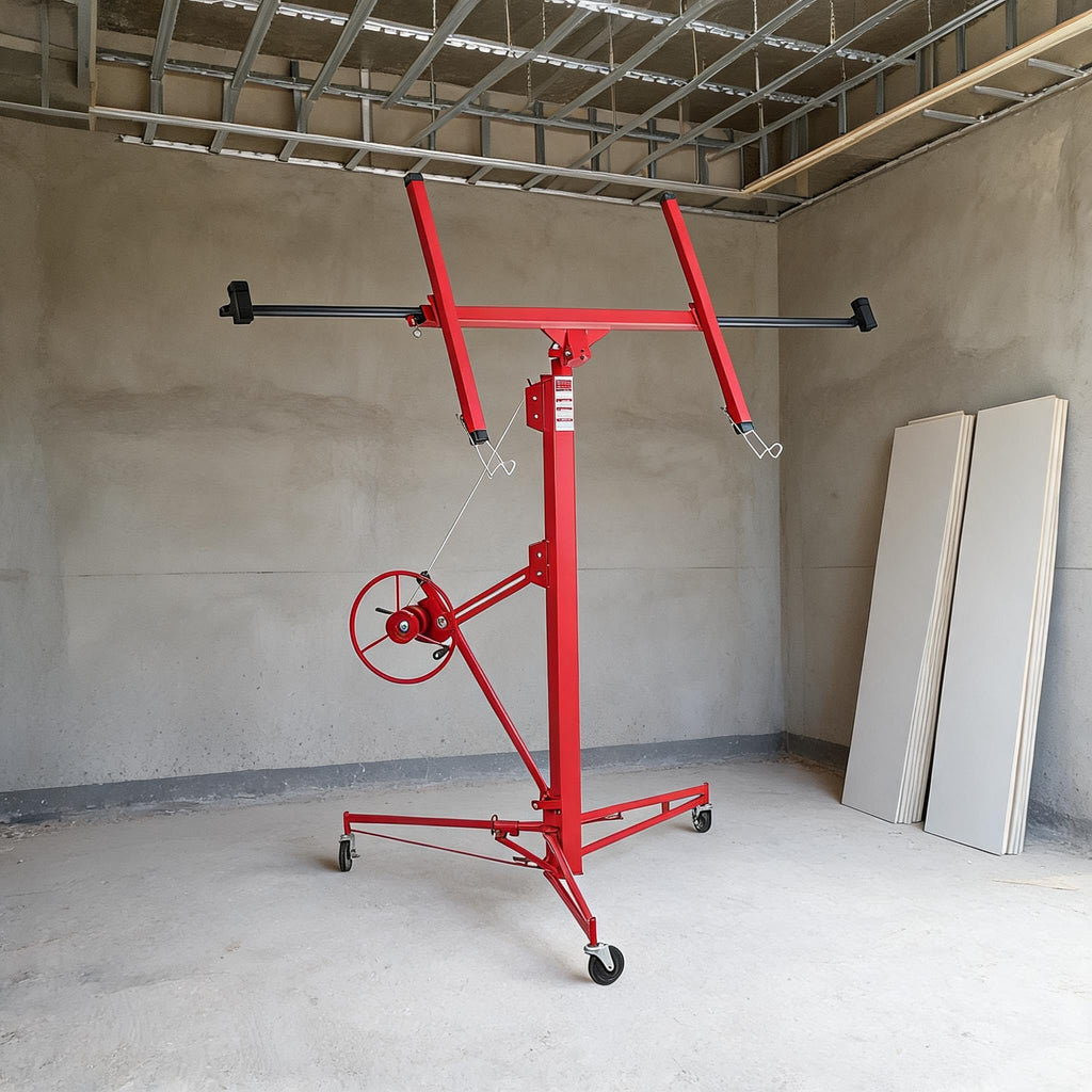 16FT Drywall Lift Panel Hoist, 150 lb Capacity