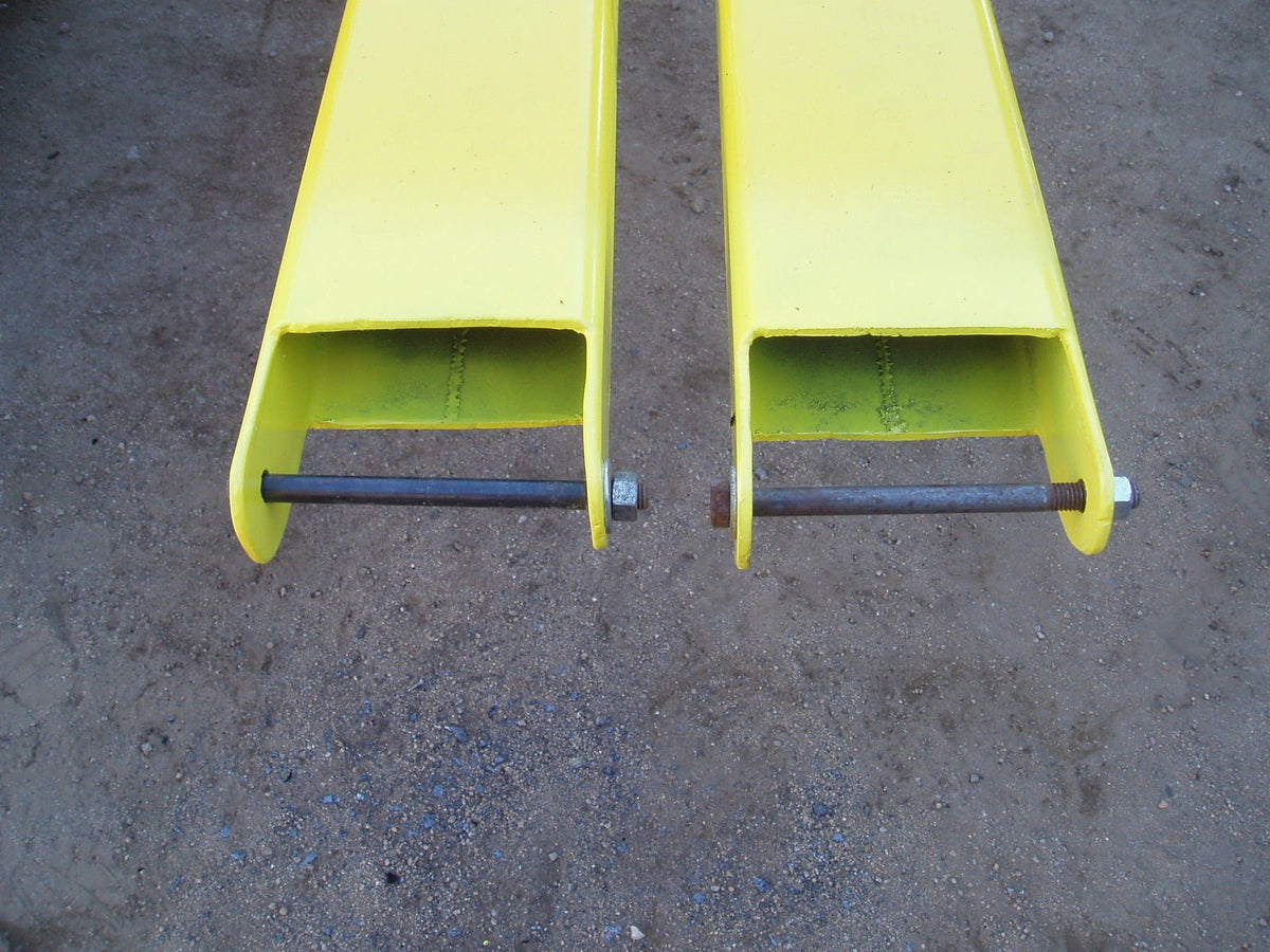 Forklift 2 Heavy Duty Tube Fork Extensions T6 96"