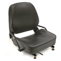 Intella 89139281 Vinyl Forklift Flips Forward Seat with Safety Switch, for LP Tank Access