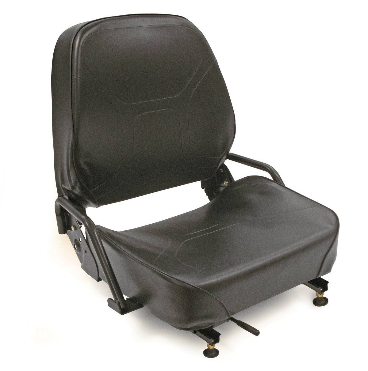 Intella 89139281 Vinyl Forklift Flips Forward Seat with Safety Switch, for LP Tank Access