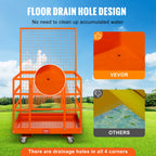 VEVOR Forklift Safety Cage, 43 x 45 Inch Forklift Man Basket with Wheels