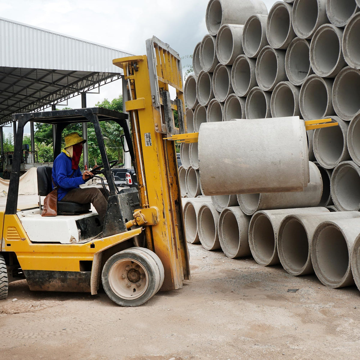 Forklift Extensions 92 Inch Pallet Fork Extensions 4.5 Inch Width
