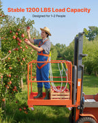 VEVOR Forklift Man Basket, 36.6 x 36.6 in Forklift Safety Cage