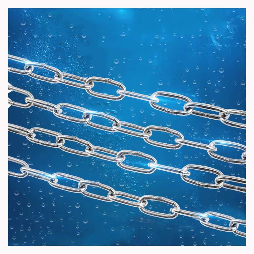 Garden Safety Chain,Stainless Steel Chain Chandelier Chain Decorative Chain Safety Guardrail Chain Restrain The Dog Chain Dog Chain (35kg) Lock Door Lock Car Lock Workshop Chain