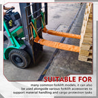 SATINIOR 2 Pack Forklift Fork Cover, with Rubber Lining and Buckle