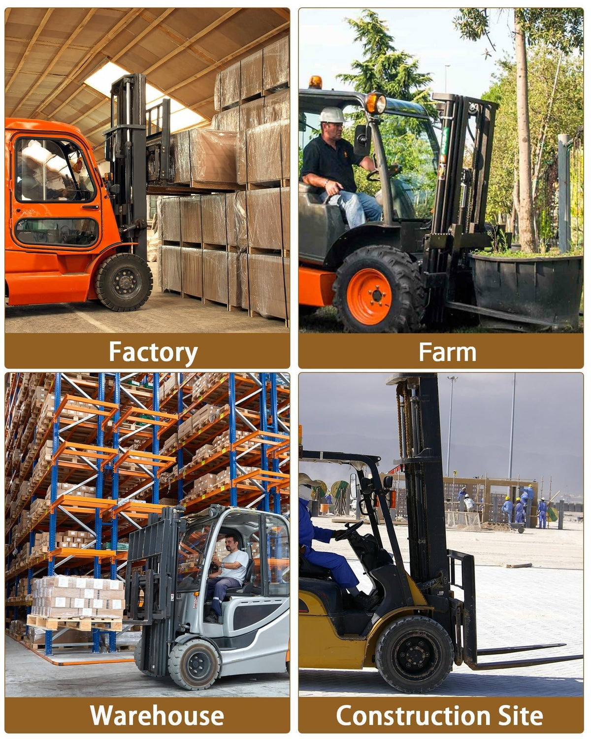 CABIHOME Heavy Duty Steel Forklift Pallet Fork Extensions – 60" and 84" Lengths Available, 5.5" Wide, High Load Capacity, 1 Pair, Reliable Material Handling Attachments