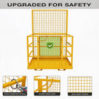 Garvee 43"X45" Forklift Safety Cage, 1800lbs Forklift Work Platform
