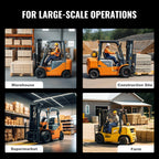 VEVOR Forklift Extensions, 96 Inch Pallet Fork Extensions 4.5 Inch Width, Heavy Duty Fork Extensions for Forklifts, 1 Pair Forklift Extensions for Forklift Truck