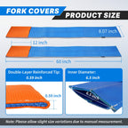 Forklift Fork Covers Thickened Nylon for 48"-60" L x 3"-7" W Forks